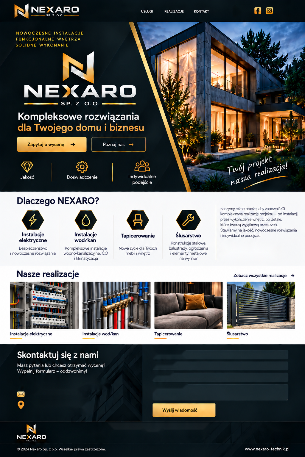 NEXARO – kompleksowe rozwiązania dla domu i biznesu