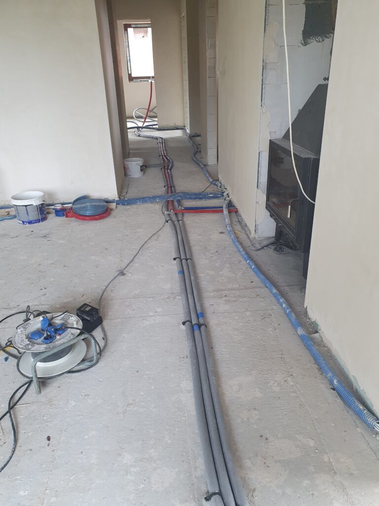 Instalacja wod-kan w domu jednorodzinnym. — realizacja