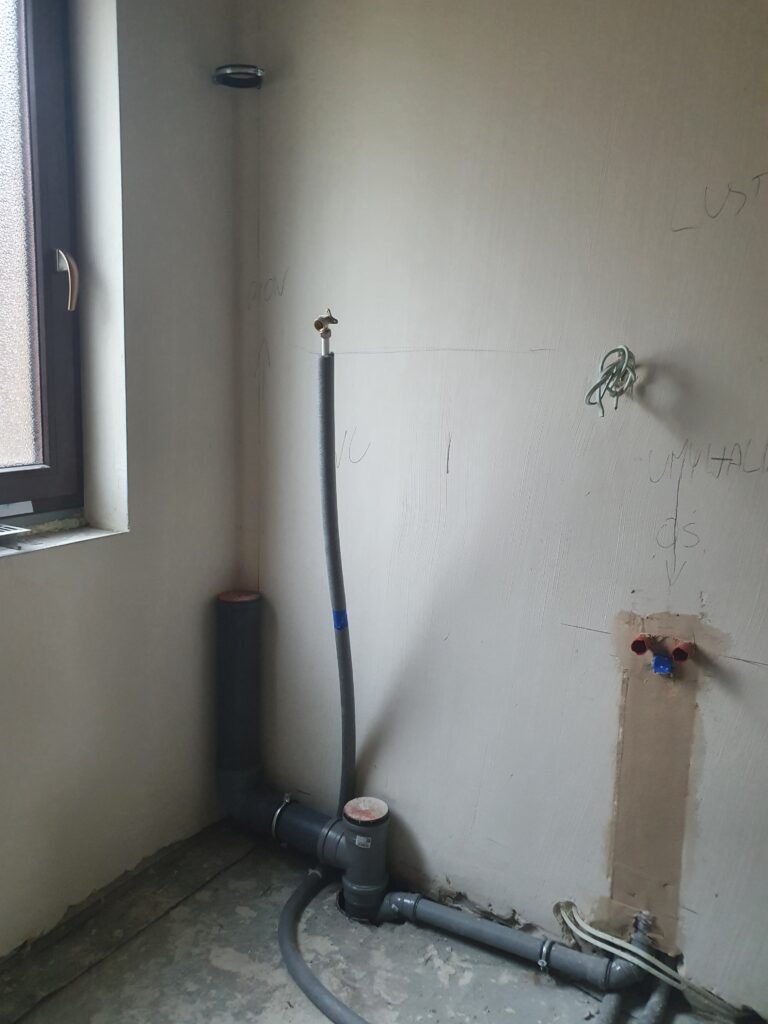 Instalacja wod-kan w domu jednorodzinnym. — realizacja